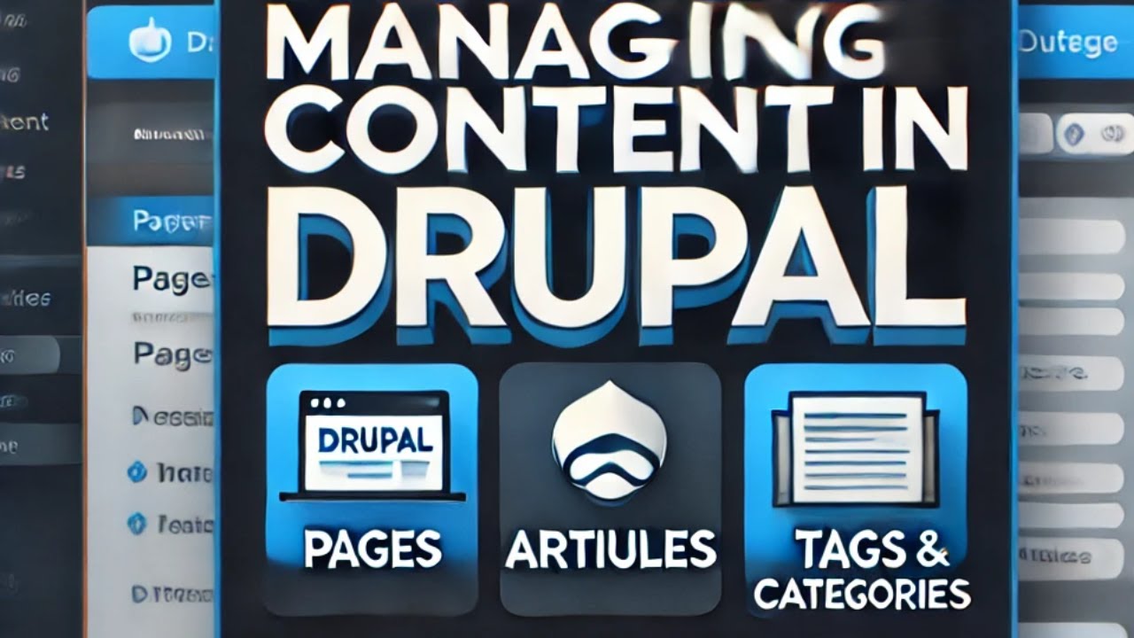 Creating and Managing Content in Drupal | Complete Guide to Pages, Articles, and Tags in Hindi