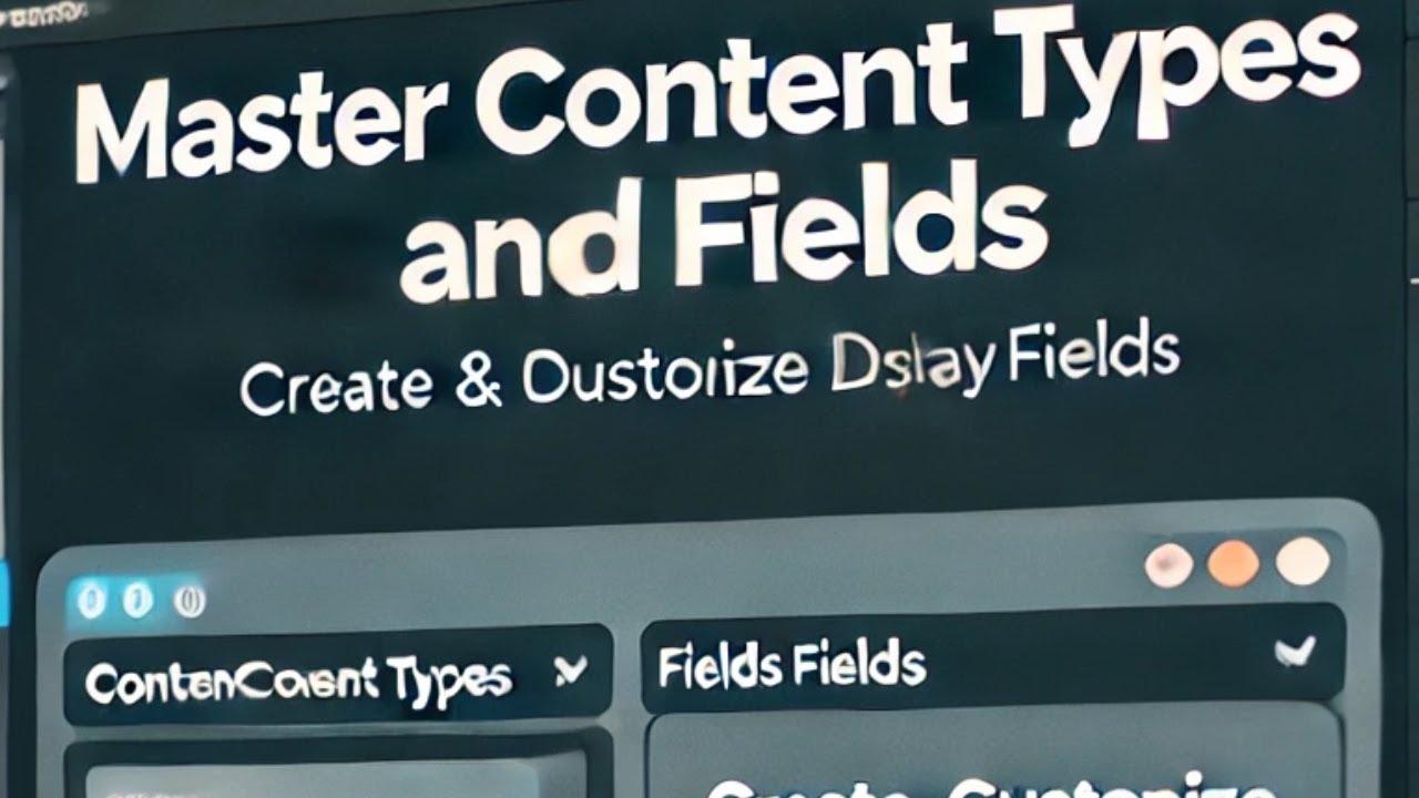 Mastering Content Types and Fields in Drupal | Complete Guide in Hindi